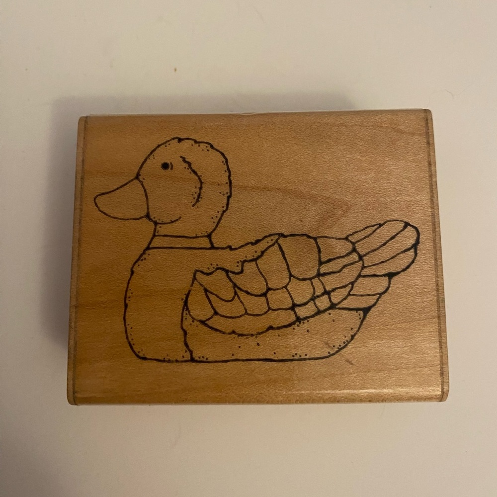 DOTS N231 Mallard Duck rubber stamp